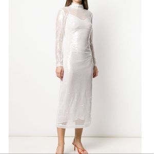 STAUD
sequin mid-length dress